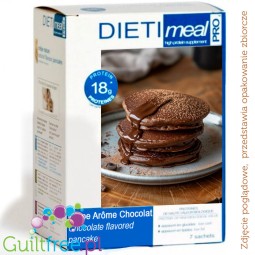 Dieti Meal Chocolate Pancake - chocolate protein pancakes 18g protein & 94kcal